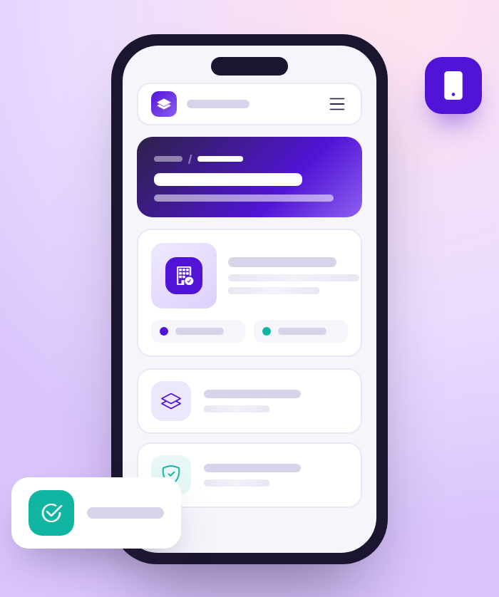 Besh CMS ile hazırlanan kurumsal web sitesi mobil görünümü