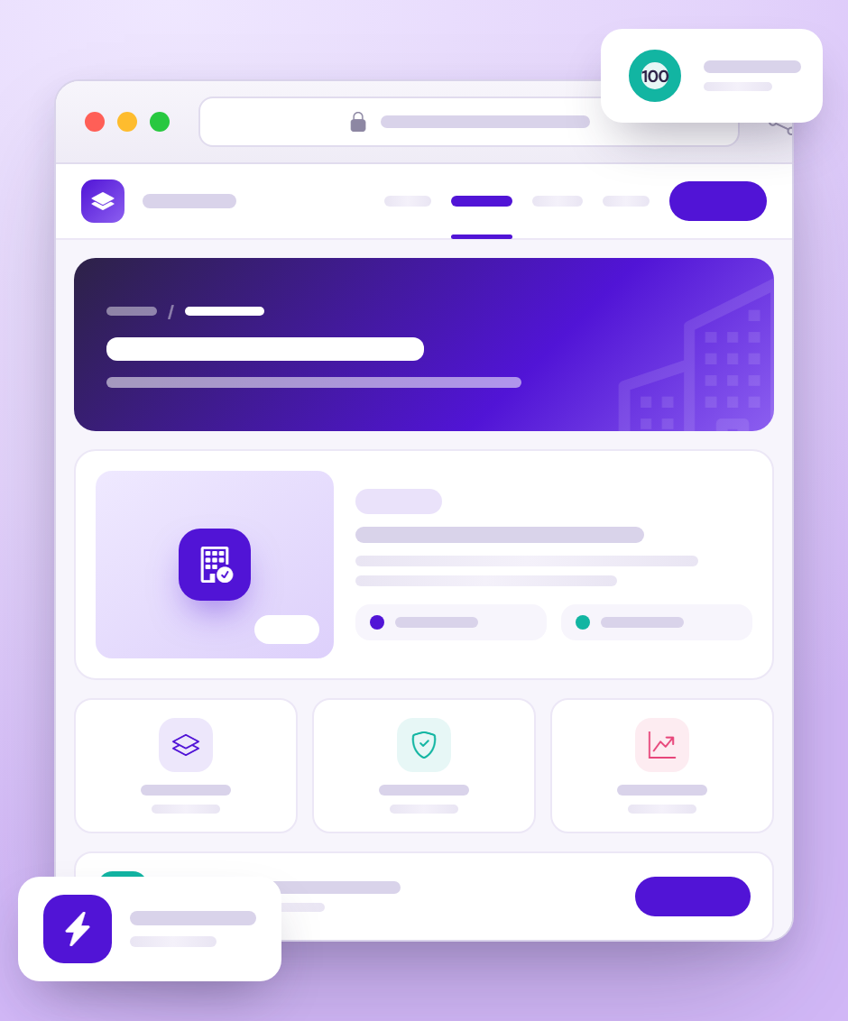 Besh CMS ile hazırlanan kurumsal web sitesi masaüstü görünümü